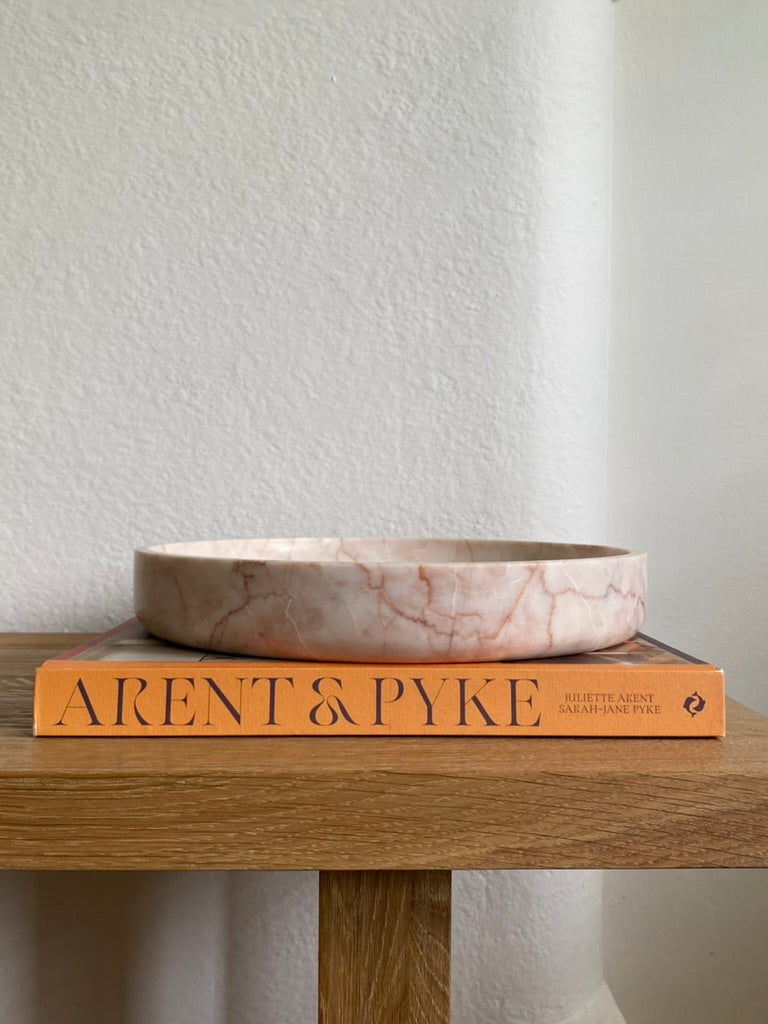 Laurent XL Bowl | Cream Rose Marble