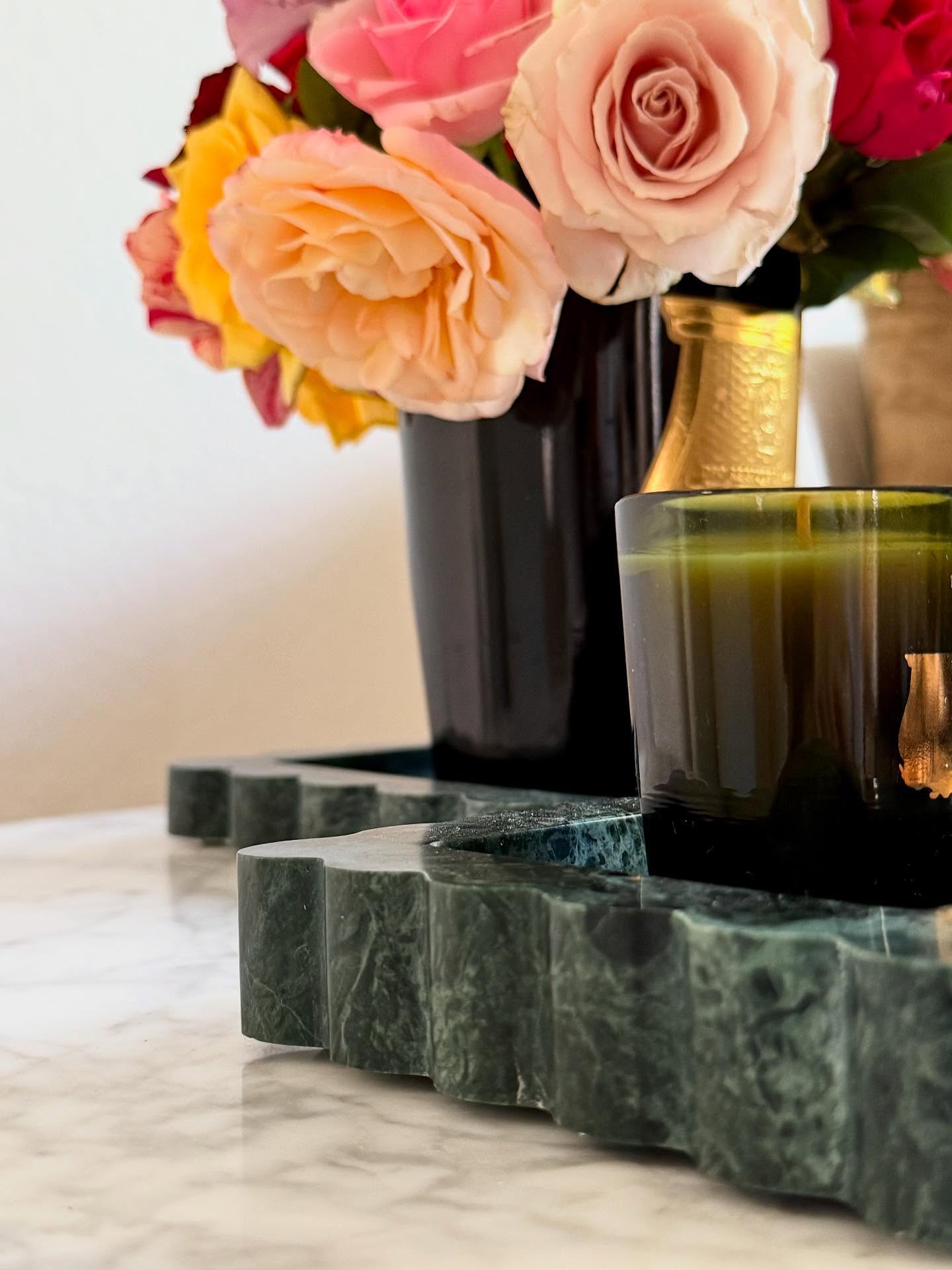 Versailles Scalloped Box Tray Petite | Verdi Alpi