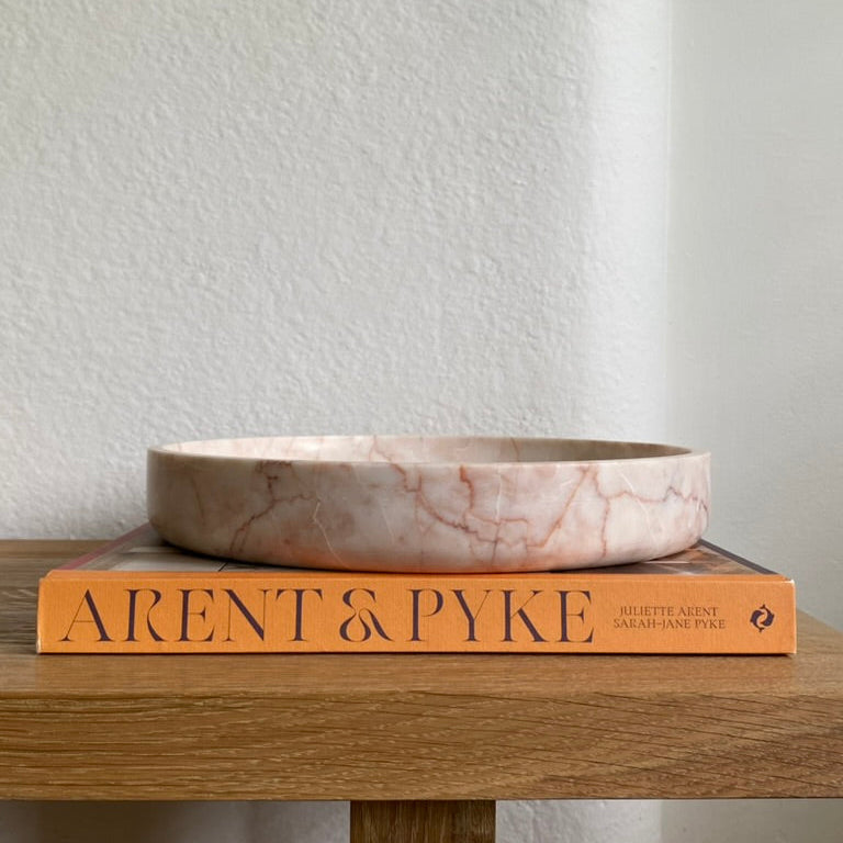 Laurent XL Bowl | Cream Rose Marble