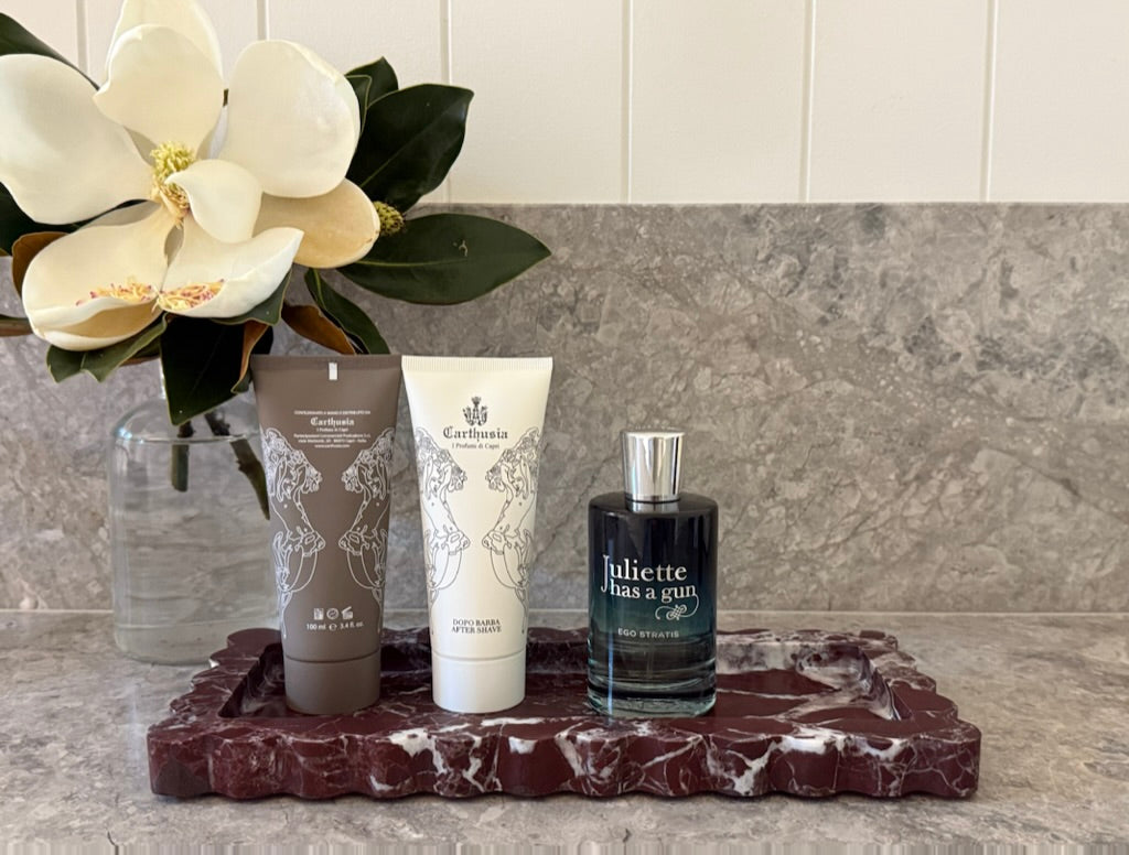 Chantilly Scalloped Tray Slender | Rosso Levanto