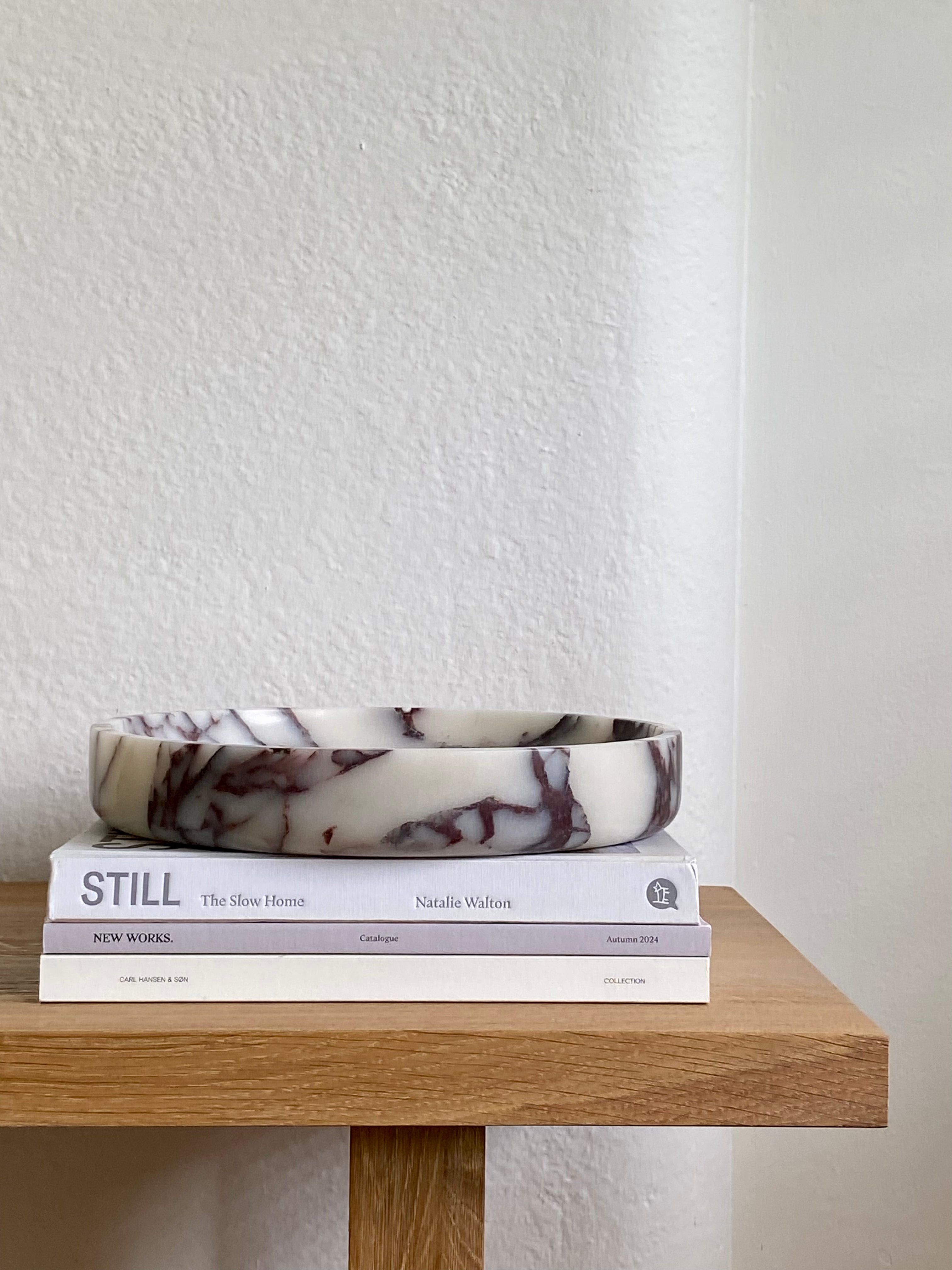 Laurent XL Bowl | Calacatta Viola Marble