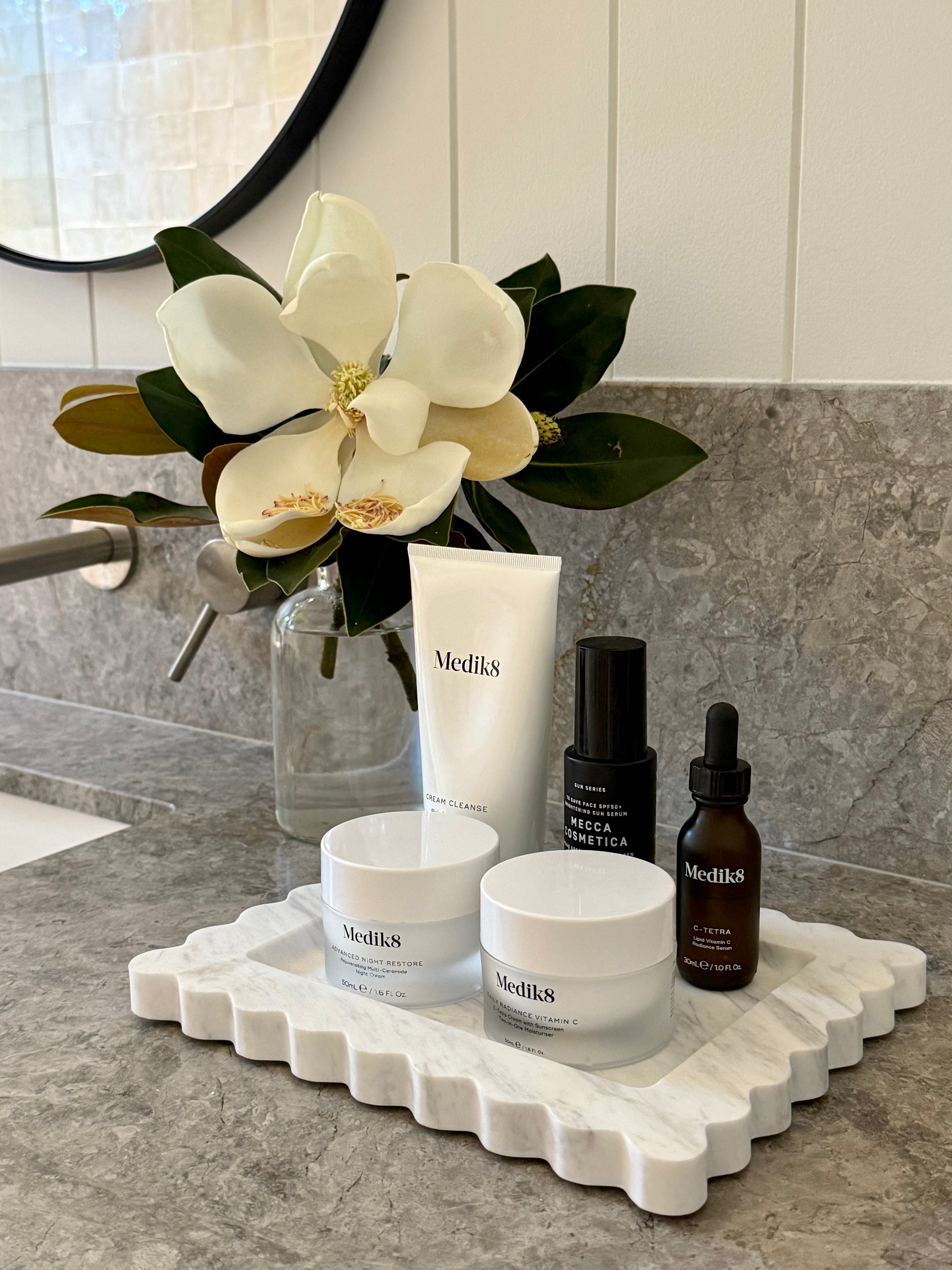 Chantilly Scalloped Tray