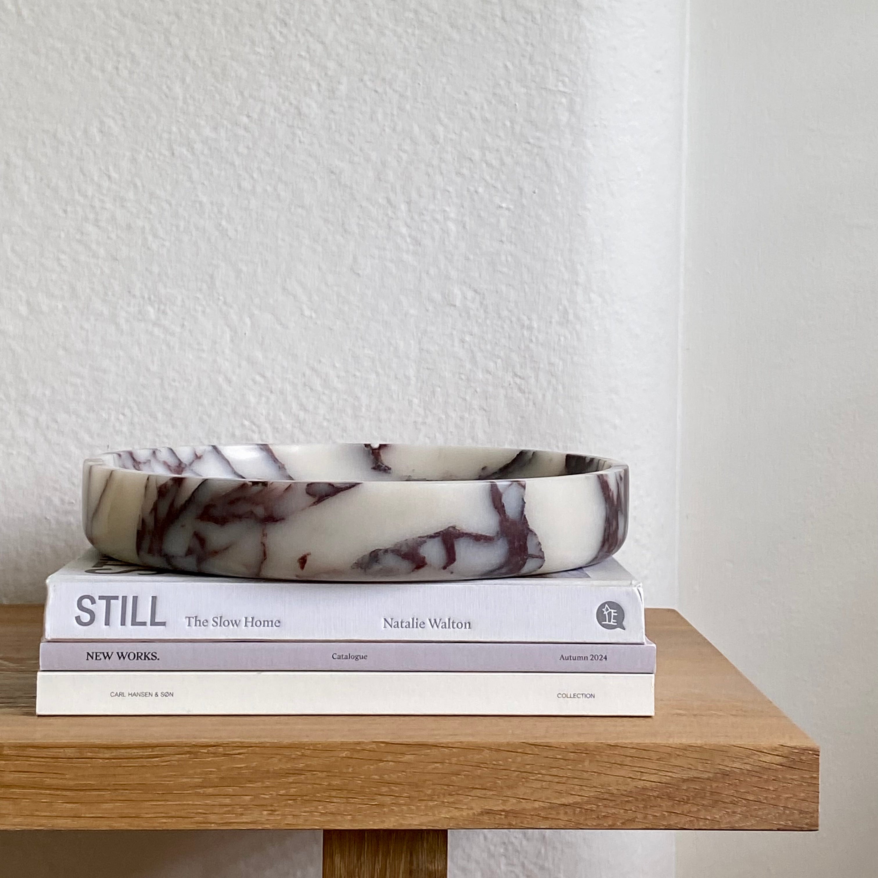 Laurent XL Bowl | Calacatta Viola Marble