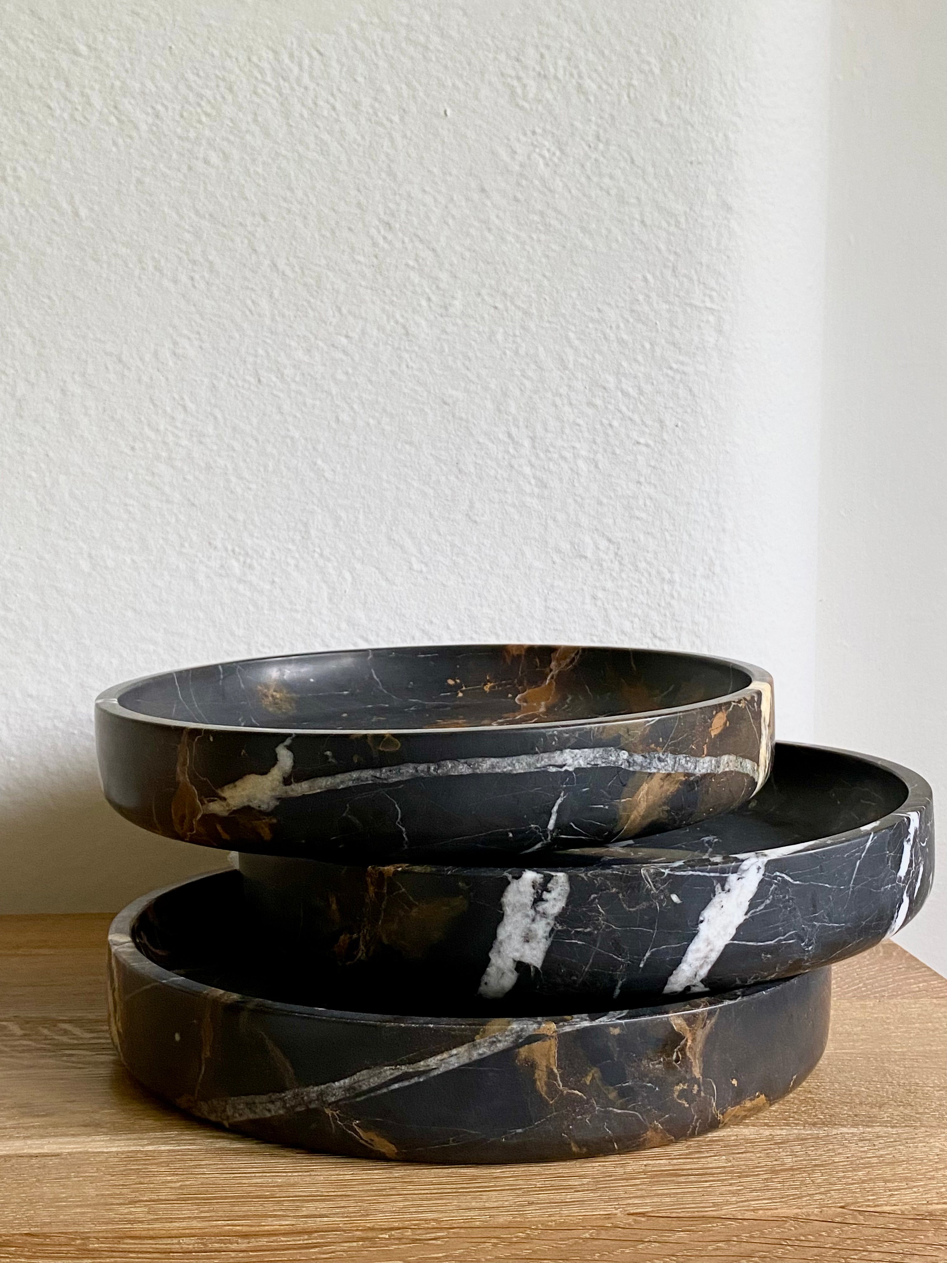 Laurent XL Bowl | Nero Portoro