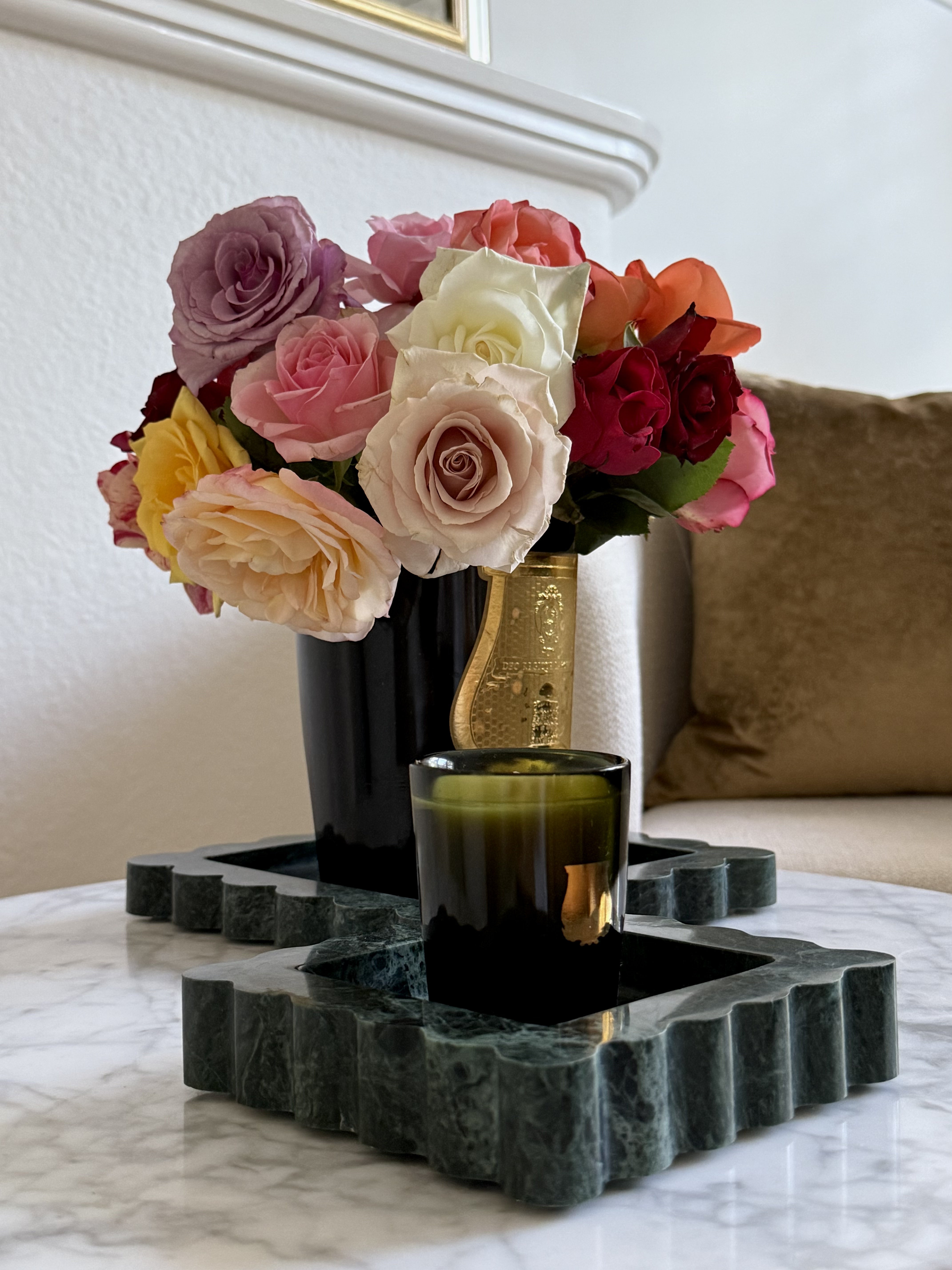 Versailles Scalloped Tray Medium | Verdi Alpi